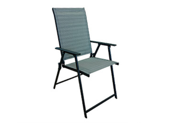 เก้าอี้พับอเนกประสงค์กลางแจ้ง Textilene Patio ตั้งทอผ้าความหนาแน่นสูง